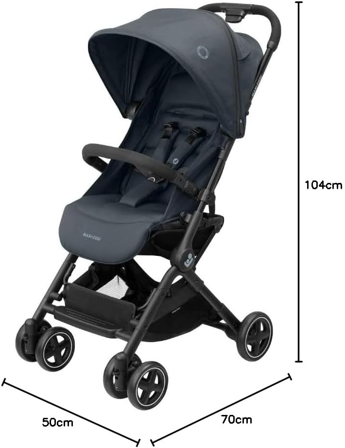 Maxi-Cosi Lara2 Ultra-Light Travel Stroller, Lie-Flat & Auto Fold