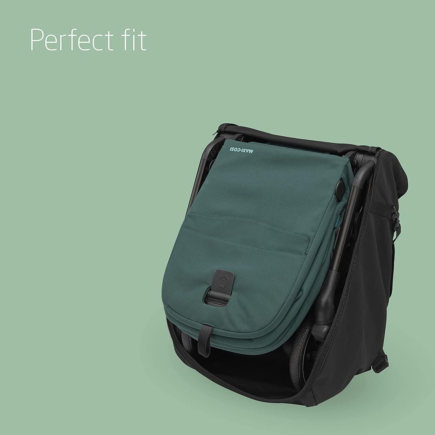 Maxi-Cosi Ultra-Compact Travel Bag – Stroller & Buggy Carry Bag, Black (67×45×28 cm)