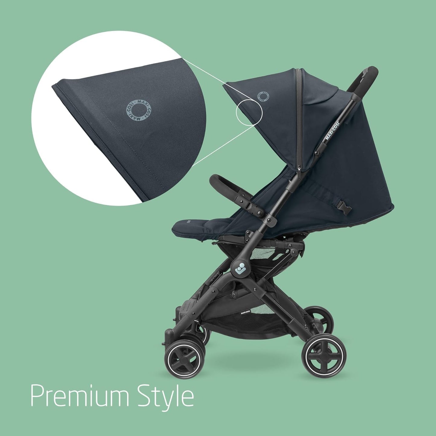 Maxi-Cosi Lara2 Ultra-Light Travel Stroller, Lie-Flat & Auto Fold