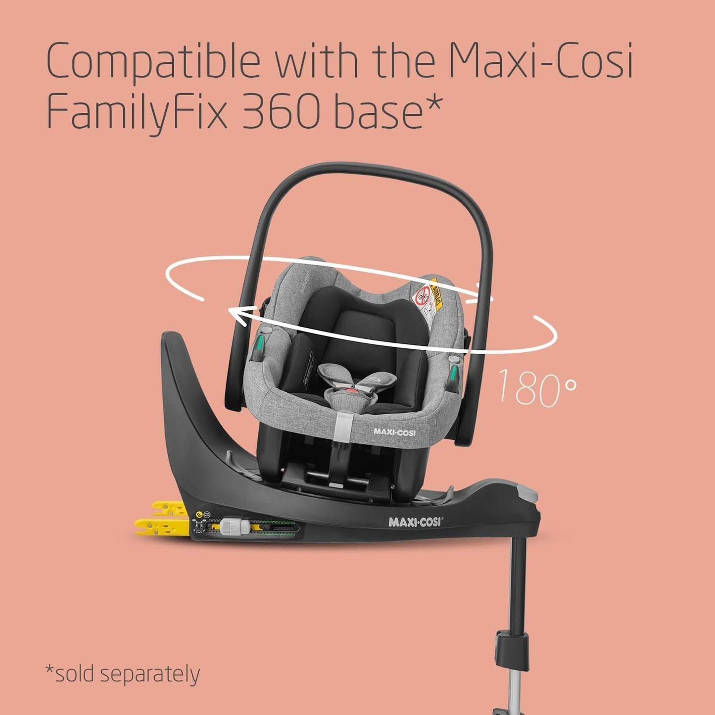 Maxi-Cosi Zelia S Trio – Compact 3-in-1 Pram & Car Seat System,