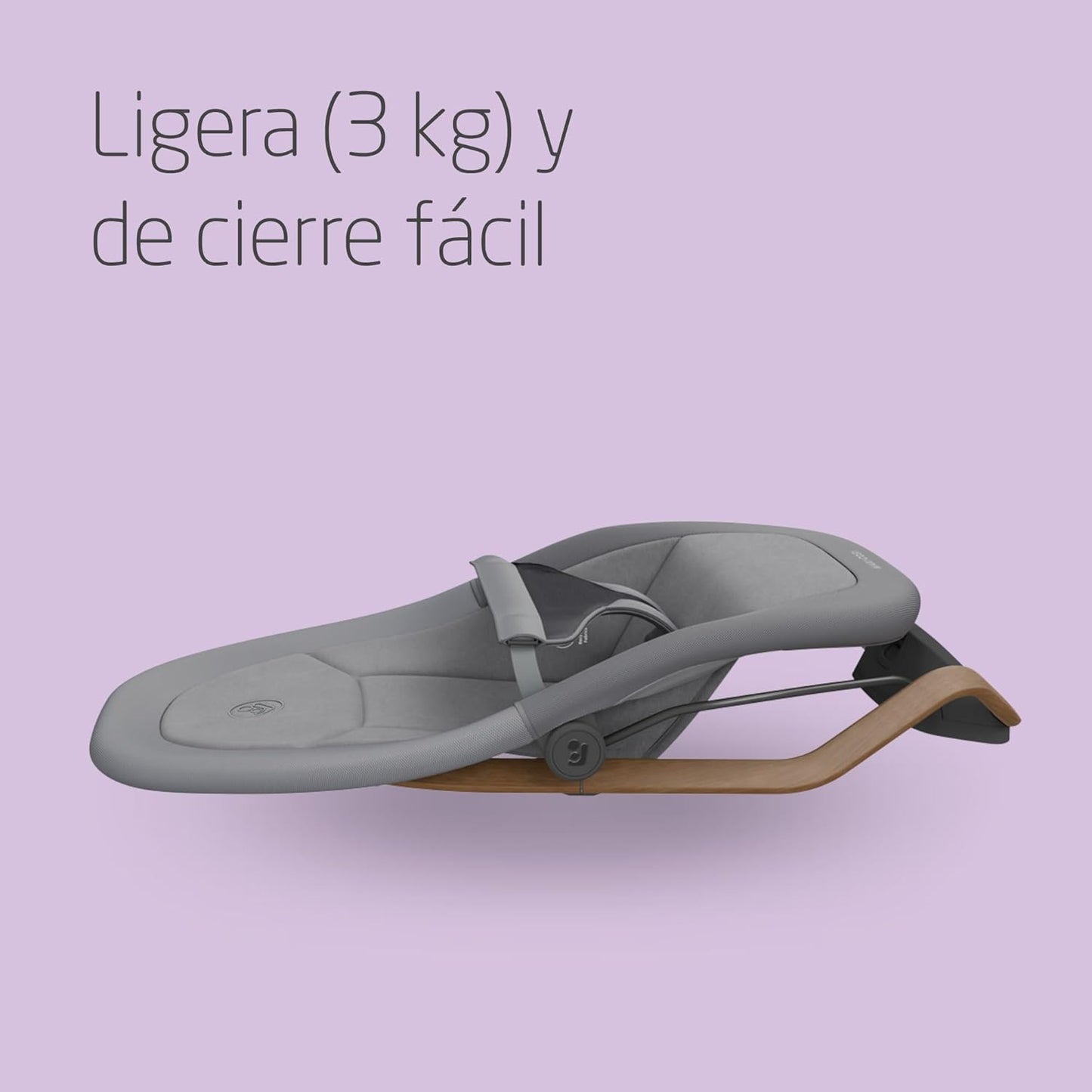 Maxi-Cosi Dove – Portable Baby Bouncer, Lightweight, Foldable, EcoCare, 3 Recline Positions