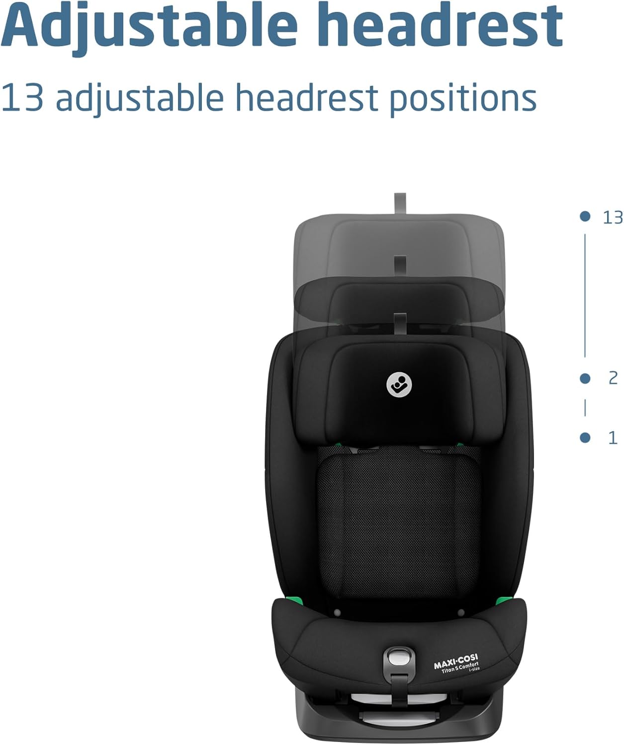 Maxi-Cosi Titan S Comfort i-Size Car Seat, ISOFIX & G-Cell