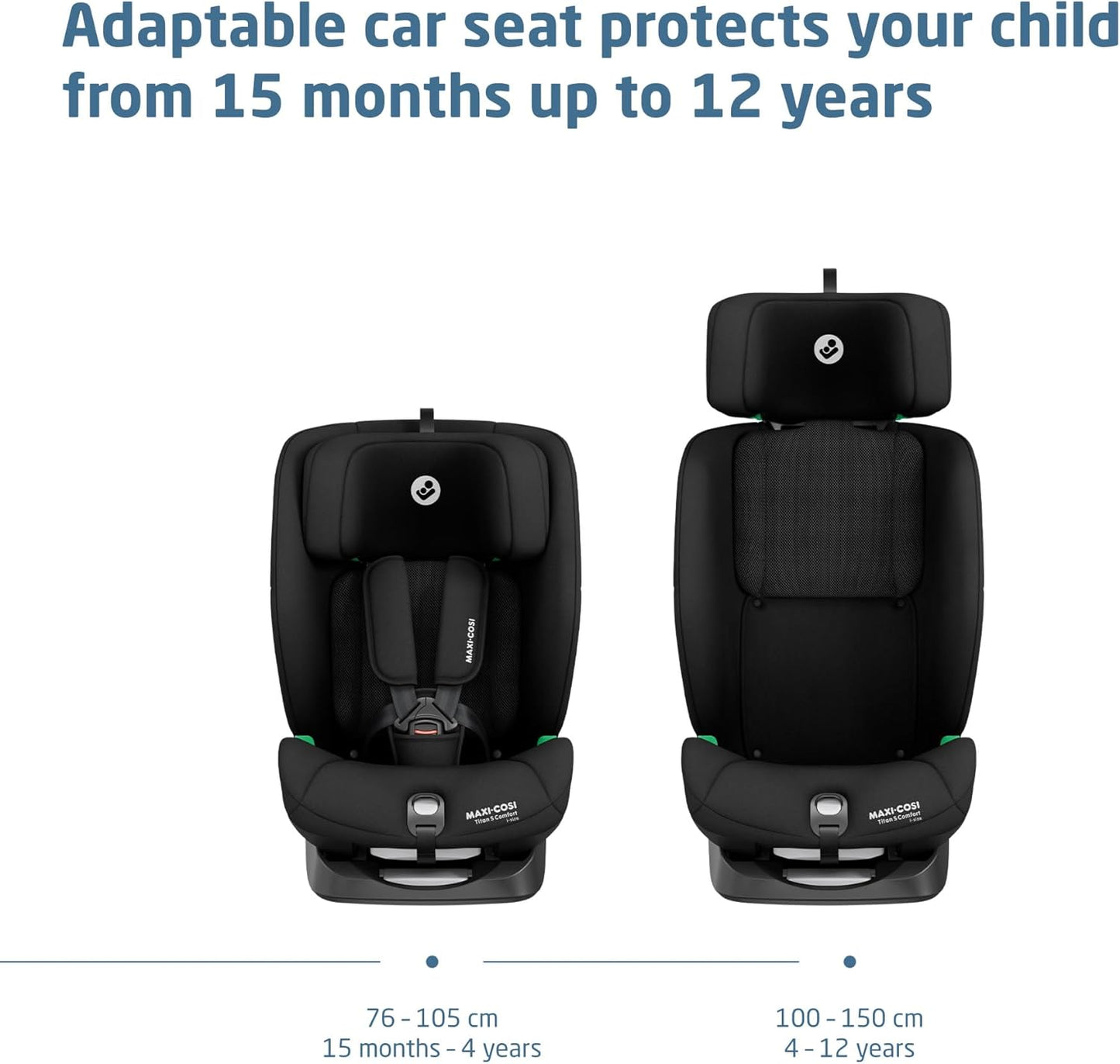 Maxi-Cosi Titan S Comfort i-Size Car Seat, ISOFIX & G-Cell