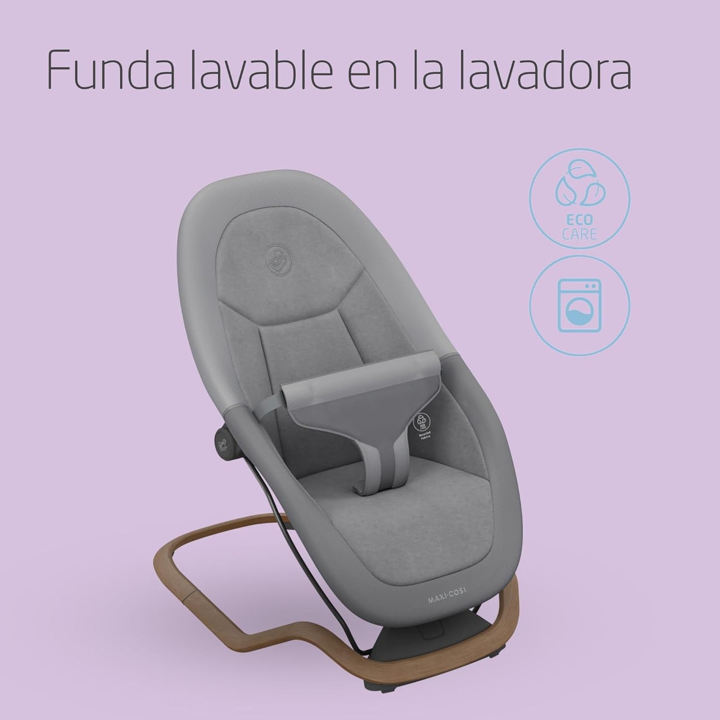 Maxi-Cosi Dove – Portable Baby Bouncer, Lightweight, Foldable, EcoCare, 3 Recline Positions