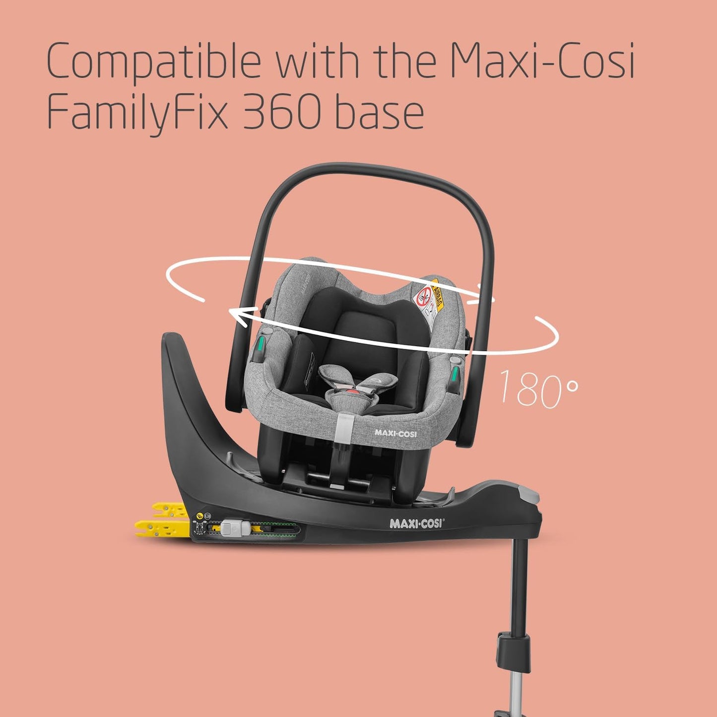 Maxi-Cosi Zelia S Trio 3-in-1 Pram & Car Seat Bundle with FamilyFix 360 Base,
