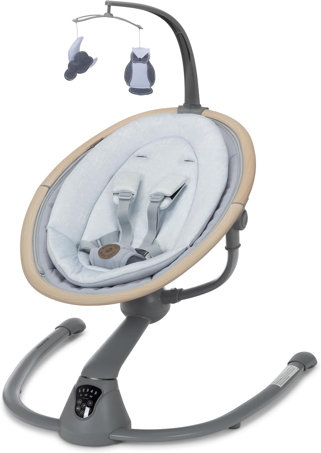 Maxi-Cosi Cassia Smart Portable Baby Swing | 360° Rotation, Music, Lightweight