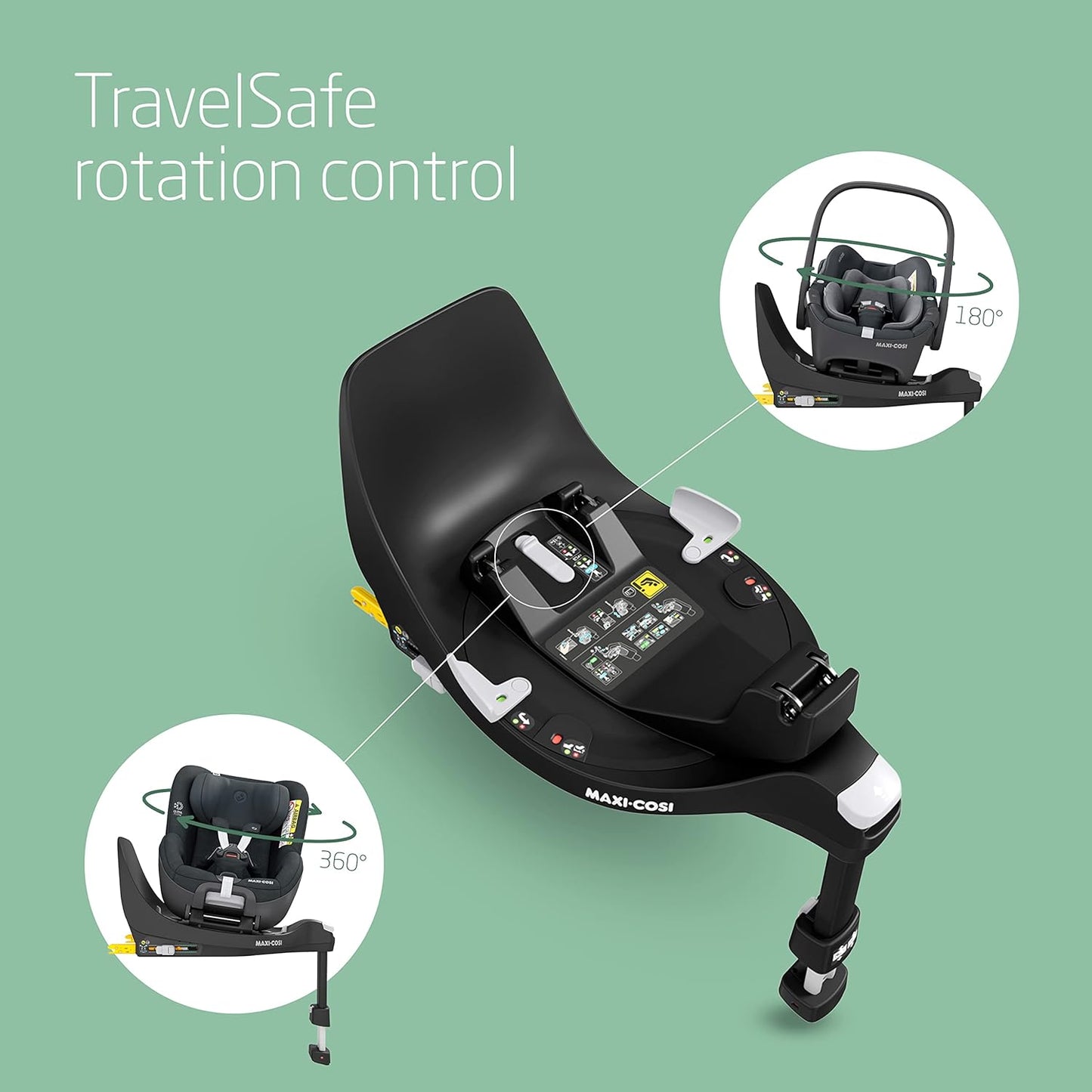 Maxi-Cosi FamilyFix 360 i-Size Rotating ISOFIX Base (0–4 Years)