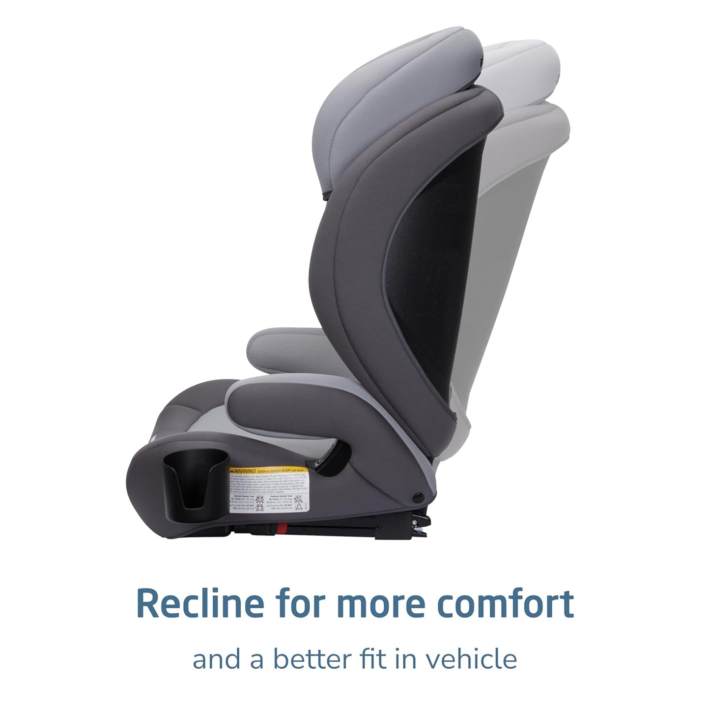 Maxi-Cosi RodiSport Kids Booster Seat – High-Back & Backless, Easy Latch System