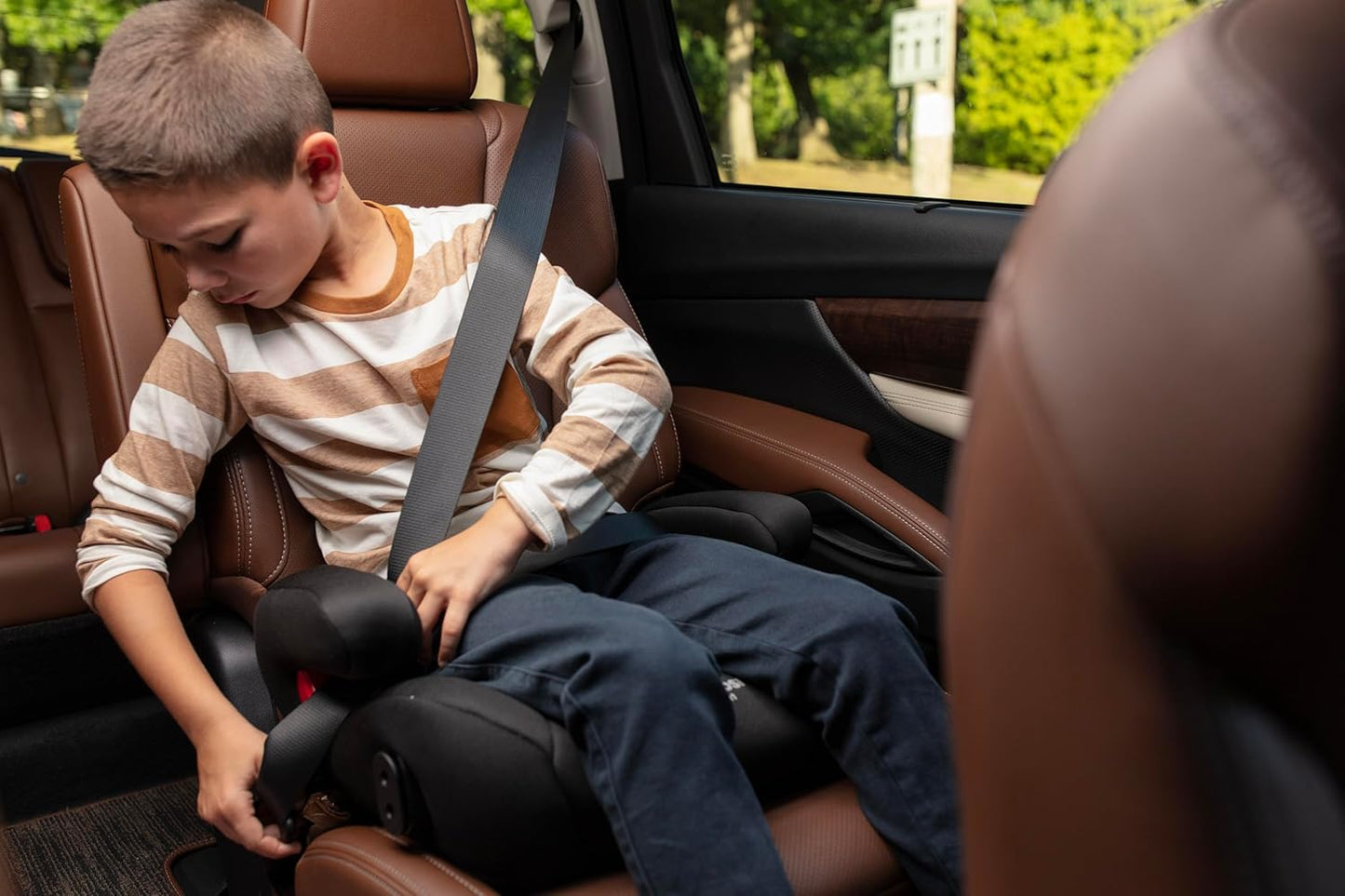 Maxi-Cosi RodiSport Kids Booster Seat – High-Back & Backless, Easy Latch System