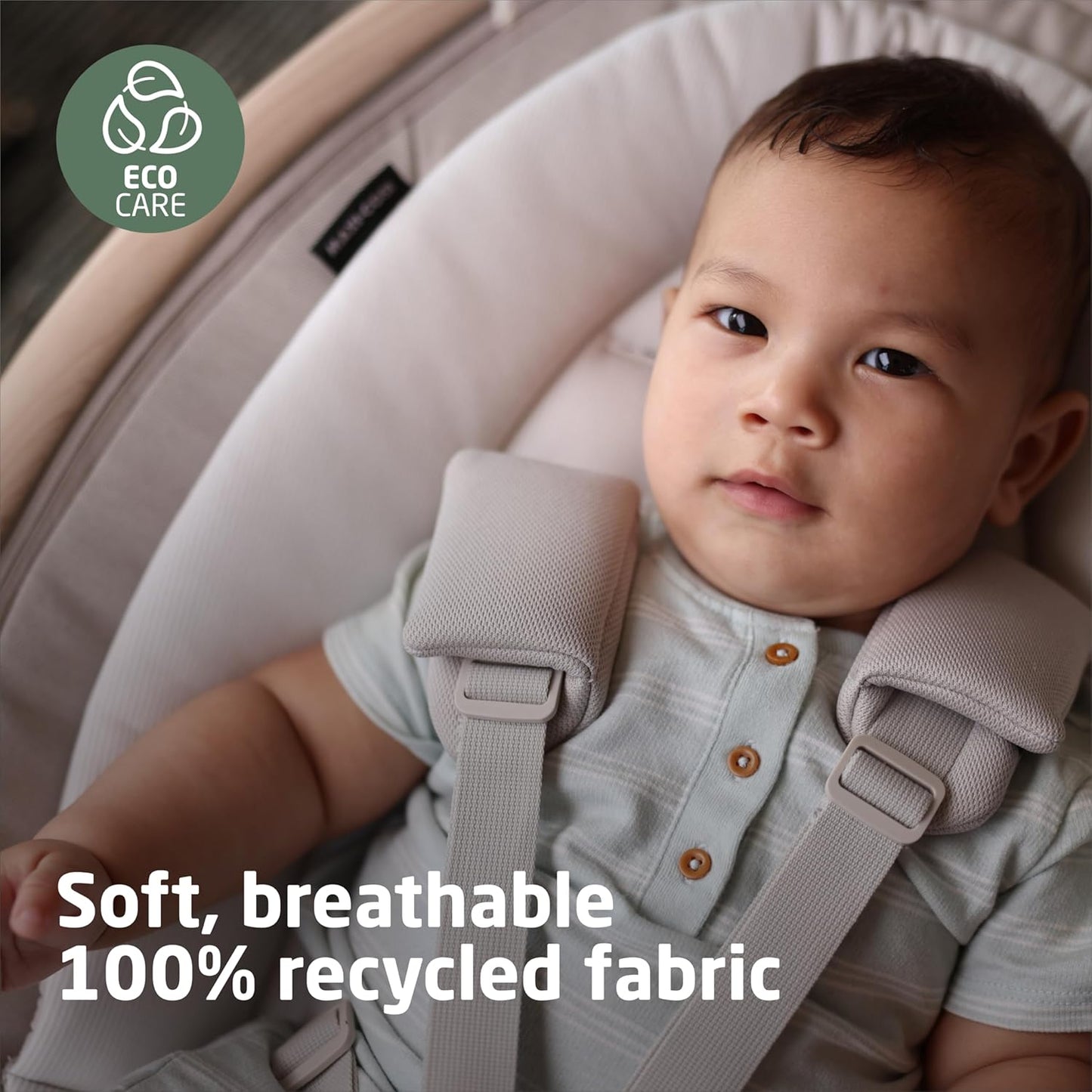 Maxi-Cosi Cassia Smart Portable Baby Swing | 360° Rotation, Music, Lightweight