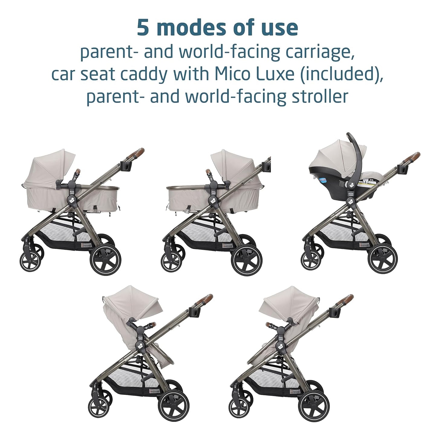 Maxi-Cosi Zelia™ Luxe 5-in-1 Modular Travel System
